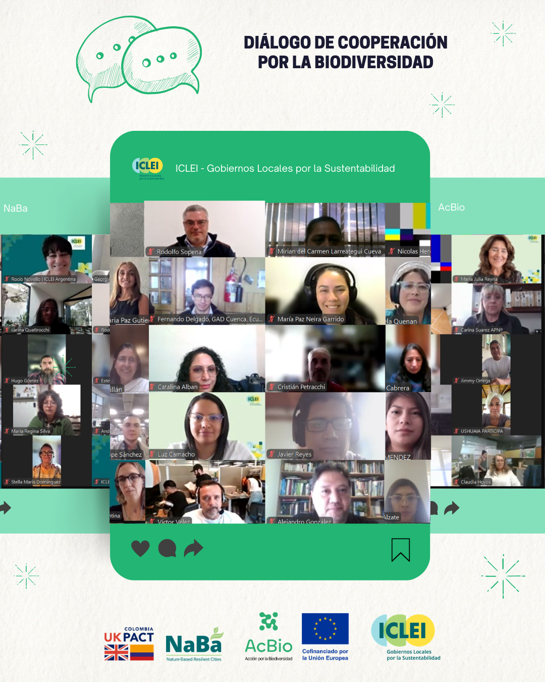 Diálogo de Cooperación por la Biodiversidad: ciudades de Argentina y Colombia intercambiaron experiencias sobre planificación ambiental